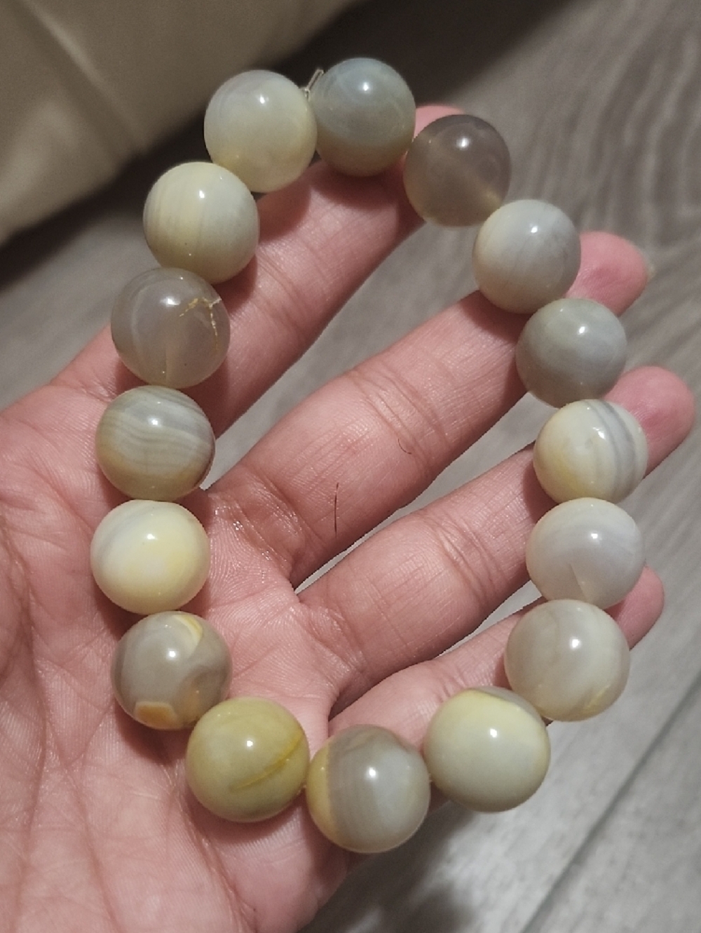 Handcrafted Bracelet Of The Month Golden Mist Harmony - Picture 4 of 7